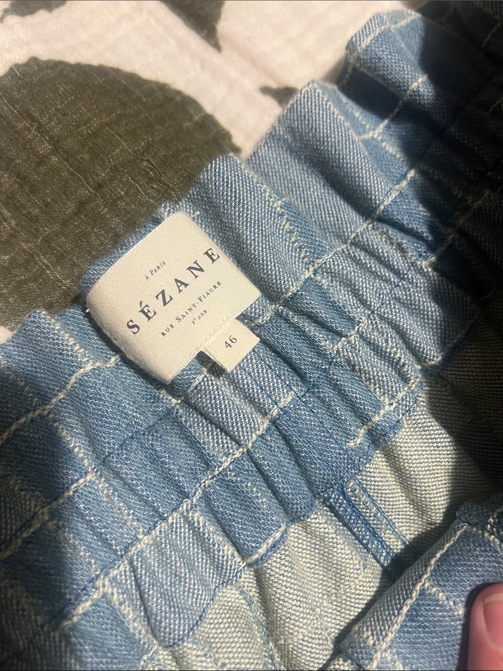 Sézane Andreas Patchwork Trousers - Picture 4 of 5